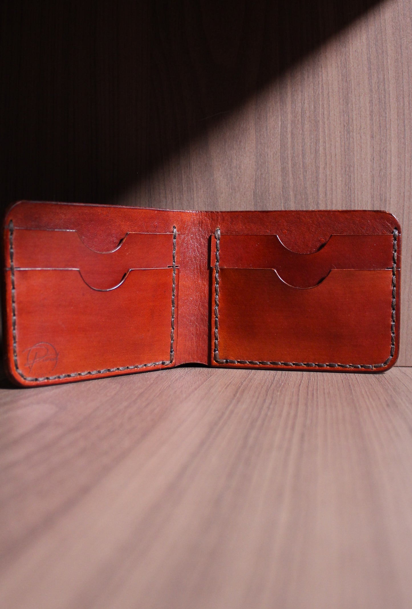 (Scarred) Old Fashioned Bifold Wallet - Bourbon