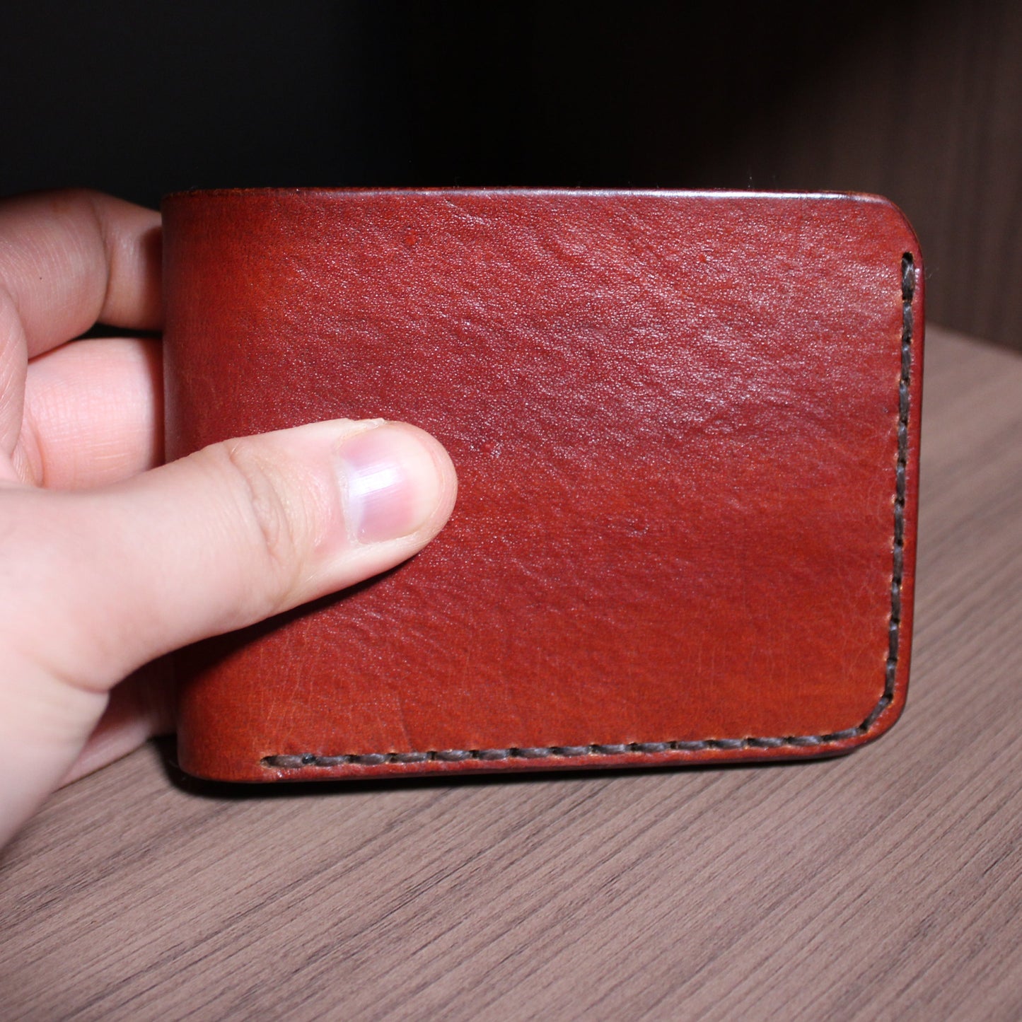 (Scarred) Old Fashioned Bifold Wallet - Bourbon