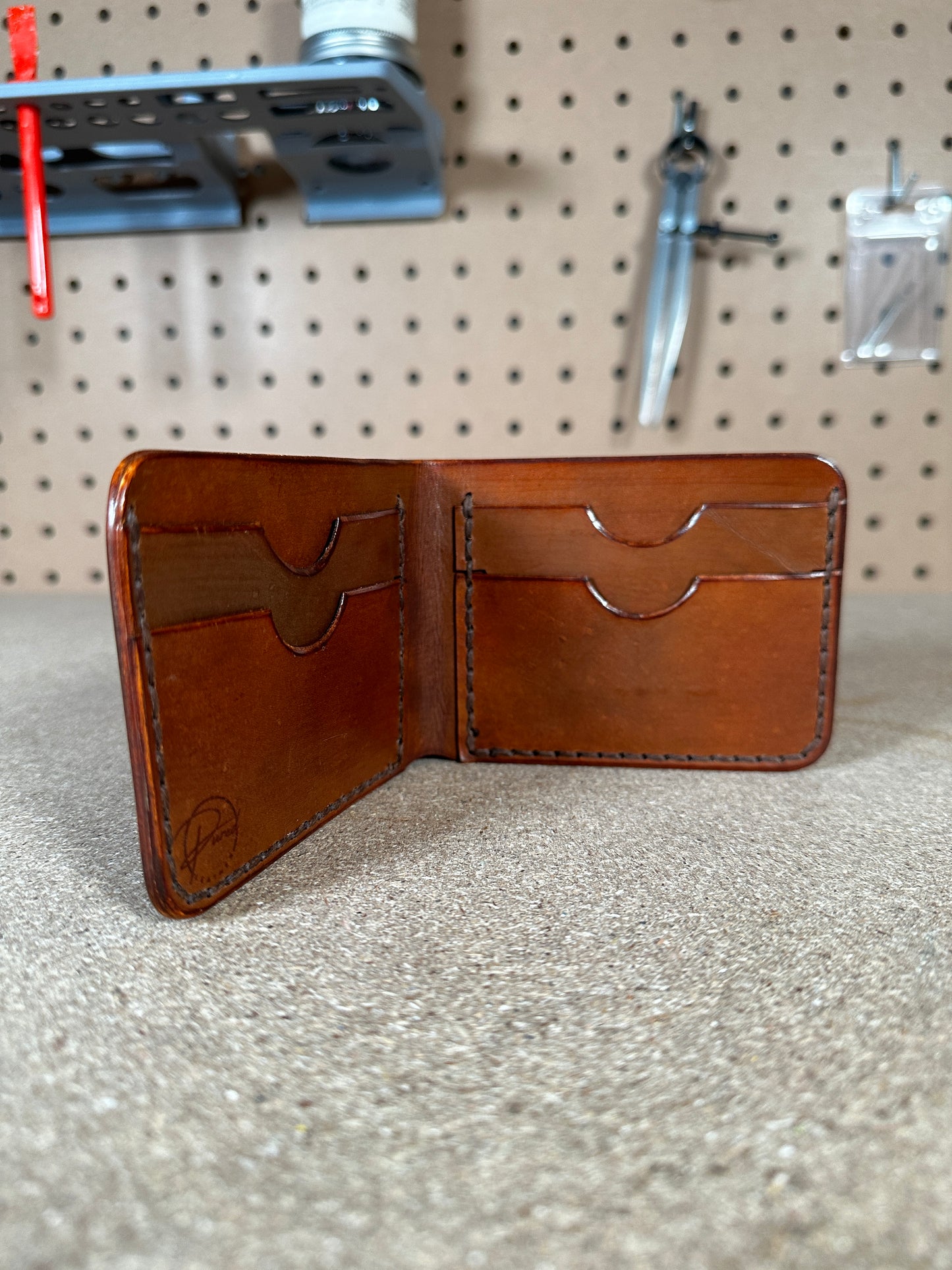 Old Fashioned | Bifold Leather Wallet (Bourbon)