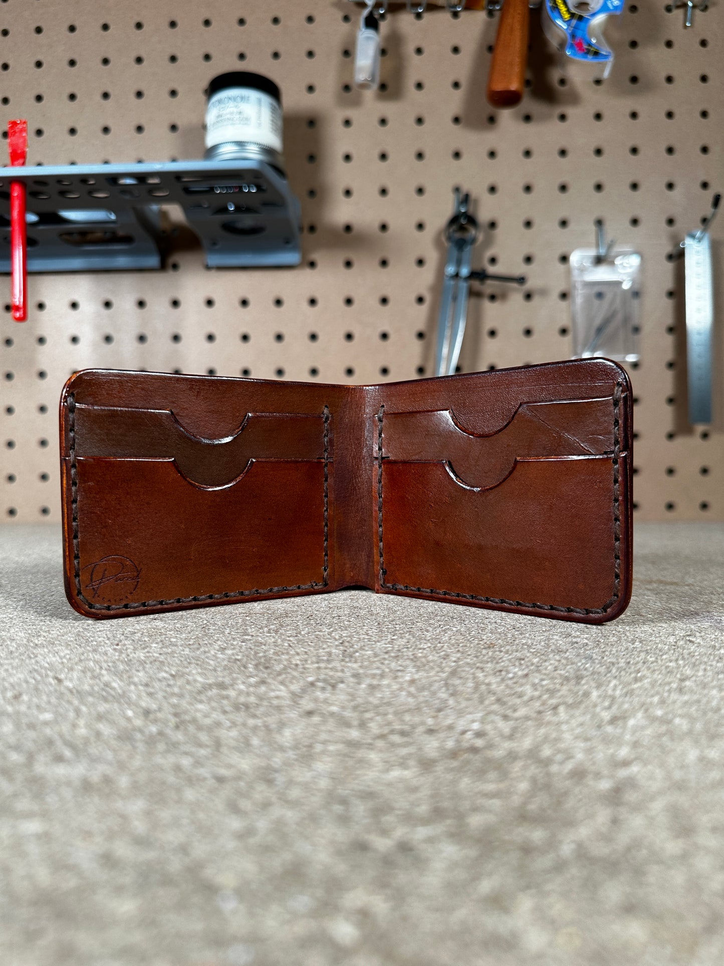 Old Fashioned | Bifold Leather Wallet (Bourbon)