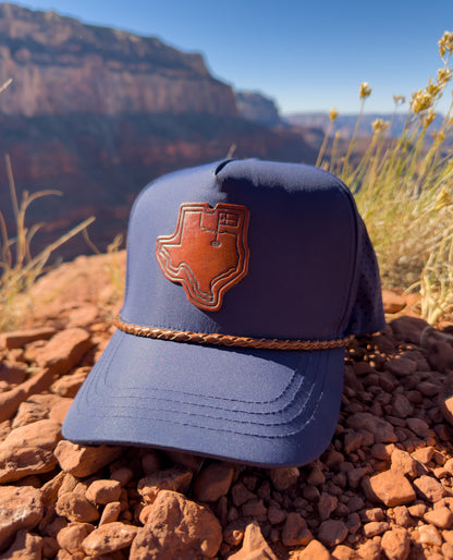 Lone Star Par | Leather Patch - Texas Inspired Golf Hat