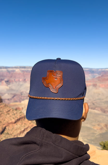 Lone Star Par | Leather Patch - Texas Inspired Golf Hat