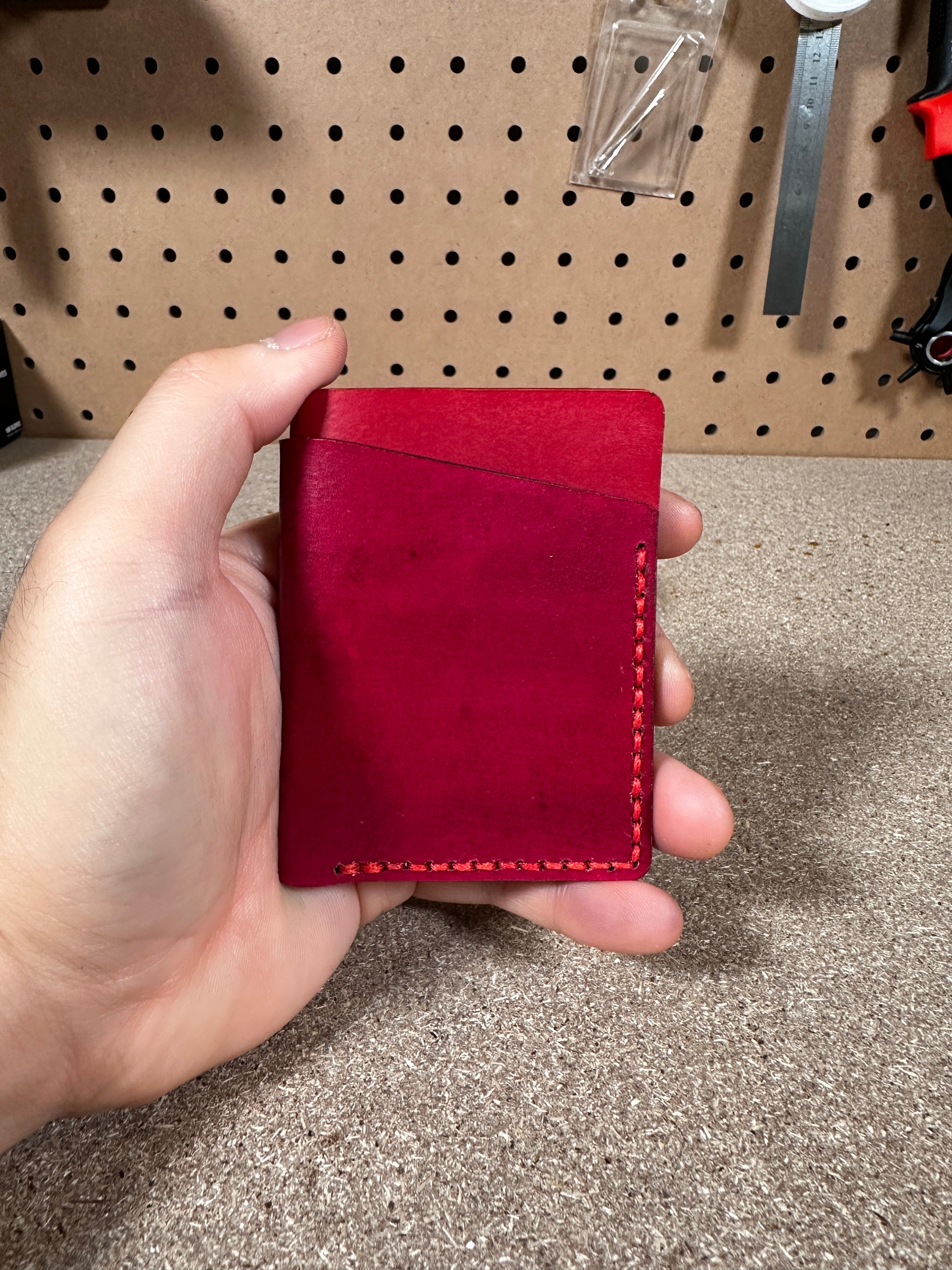 Julep | Pured Slim Card Wallet (Campari) – Pured Leather Company