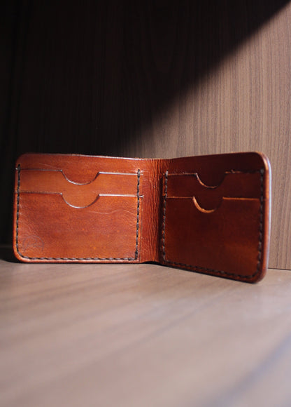 Old Fashioned | Bifold Leather Wallet (Bourbon)