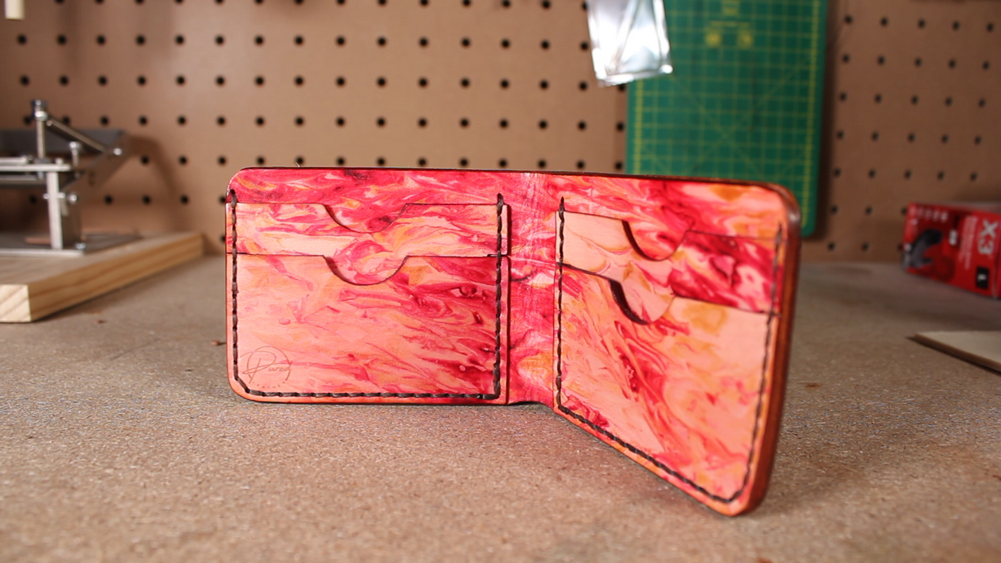 Old Fashioned (Marble Dyed) - Bifold Wallet