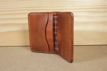 G & T | Pured Slim Fold Leather Wallet (Bourbon)