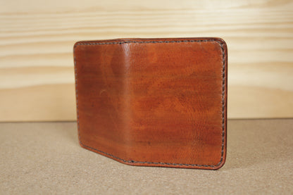 G & T | Pured Slim Fold Leather Wallet (Bourbon)