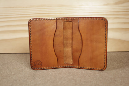 G & T | Pured Slim Fold Leather Wallet (Scotch)