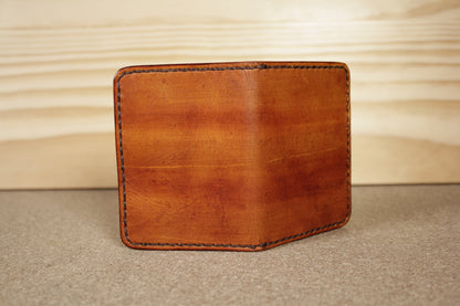 G & T | Pured Slim Fold Leather Wallet (Scotch)