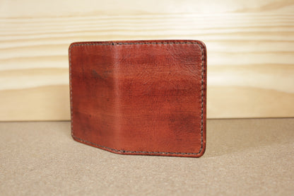 G & T | Pured Slim Fold Leather Wallet (Merlot)