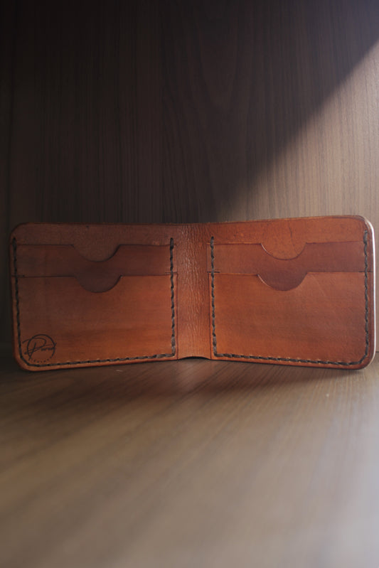 Old Fashioned | Bifold Leather Wallet (Bourbon)